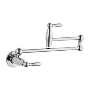 Port Haven 2-Handle Pot Filler Faucet in Polished Chrome