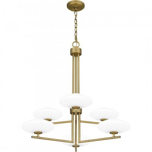 Quoizel QCH5577AB Quoizel Chandelier Chandelier 6 lights aged brass Chandelier