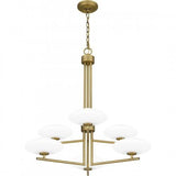 Quoizel QCH5577AB Quoizel Chandelier Chandelier 6 lights aged brass Chandelier