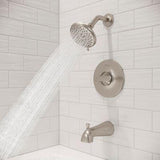 Weller 1-Handle Tub & Shower Trim in Brushed Nickel