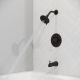 Winfield 1-Handle Tub & Shower Trim Kit in Tuscan Bronze