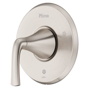 McAllen 1-Handle Tub & Shower Valve Only Trim Kit in Spot Defense Brushed Nickel