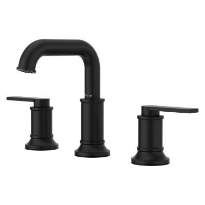 Pfister Matte Black 2-handle 8" Widespread Bathroom Faucet LG49-COL0B