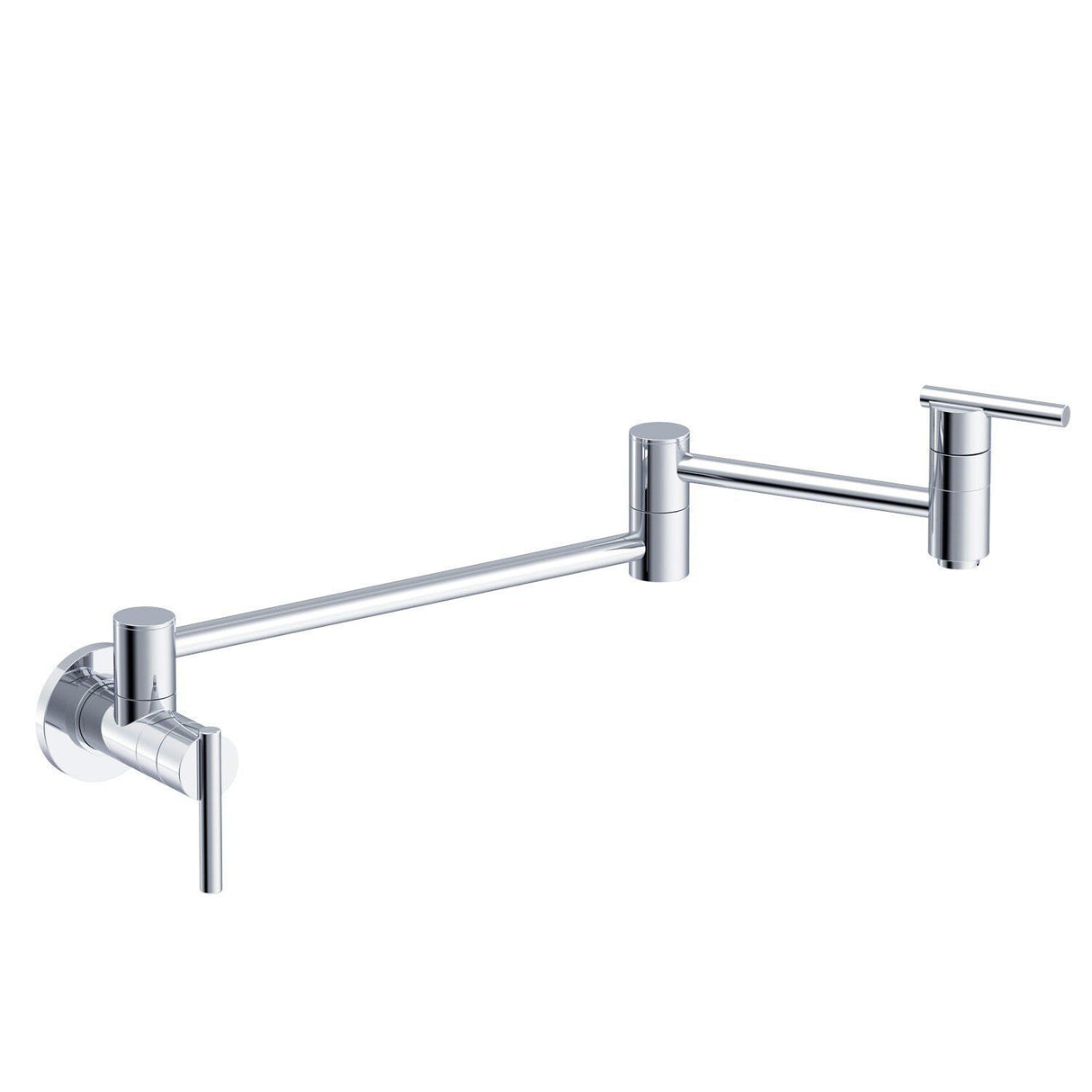 Gerber D205058 Chrome Parma Wall Mount Kitchen Pot Filler