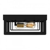 Quoizel INF1613EK Infinger Flushmount 2 lights earth black Semi-Flush Mount