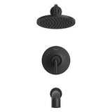 Pfister Matte Black 1-handle Tub & Shower Trim