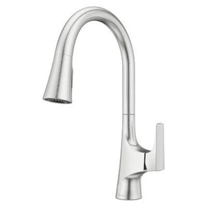 Norden 1-Handle Pull-Down Kitchen Faucet in Stainless Steel