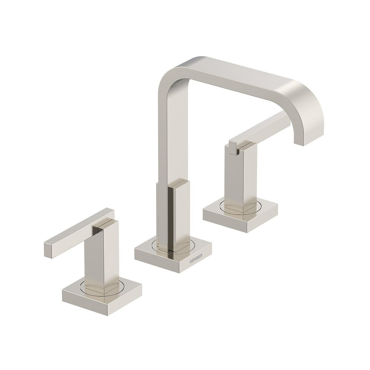 Gerber D304644BN Brushed Nickel Sirius Two Handle Widespread Lavatory Faucet