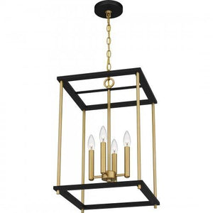 Quoizel KNW2814MBK Kynwyd Pendant 4 lights matte black Pendant