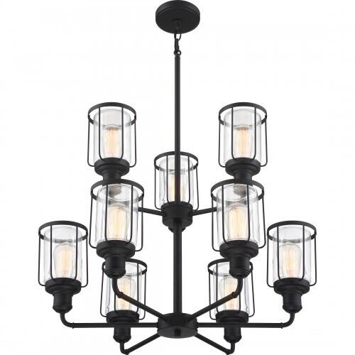 Quoizel LUD5028EK Ludlow Chandelier 9 light earth black Chandelier