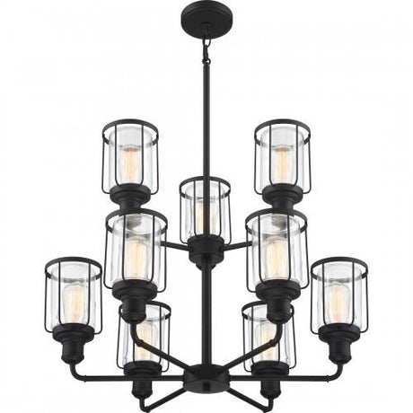 Quoizel LUD5028EK Ludlow Chandelier 9 light earth black Chandelier