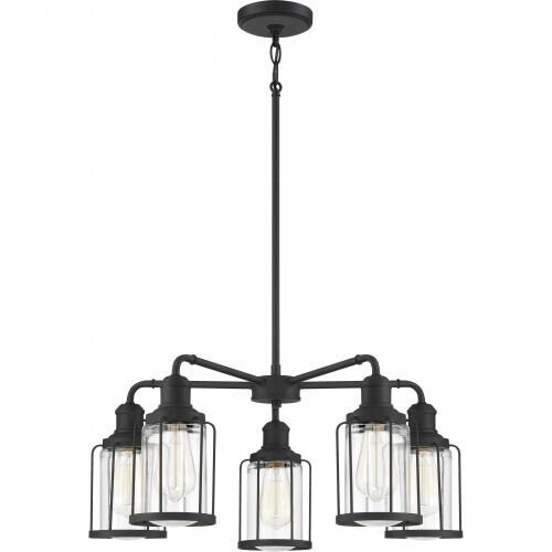 Quoizel LUD5026EK Ludlow Chandelier 5 light earth black Chandelier