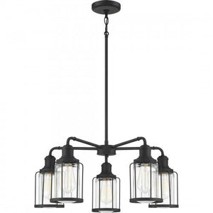 Quoizel LUD5026EK Ludlow Chandelier 5 light earth black Chandelier