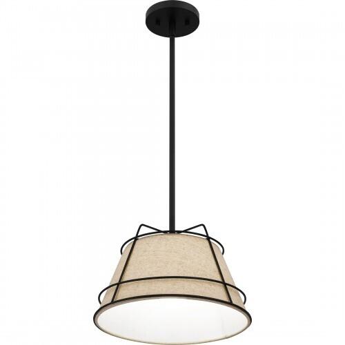 Quoizel QPP5629MBK Quoizel Piccolo Pendant Mini pendant 1 light matte black Mini Pendant