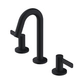 Gerber D303130BS Satin Black Amalfi Two Handle Widespread Lavatory Faucet