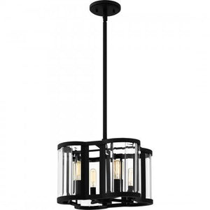 Quoizel QP6193MBK Quoizel Pendant Pendant 4 lights matte black Pendant