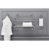 Pfister Polished Chrome Tisbury 24" Double Towel Rack