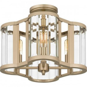 Quoizel QSF6193BGD Quoizel Semi-Flush Mount Semi flush 4 lights bronze gold Semi-Flush Mount