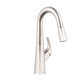 Gerber D150518 Chrome Vaughn Single Handle Pull-down Prep Faucet