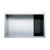 FRANKE CLV110-28 Crystal 29.5-in. x 19.0-in. 16 Gauge Undermount Stainless Steel Single Bowl Kitchen Sink - CLV110-28 In Diamond