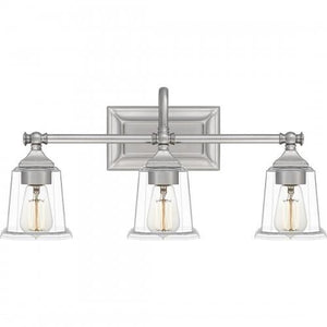 Quoizel NLC8603BN Nicholas Bath 3 light brushed nickel Bath Light