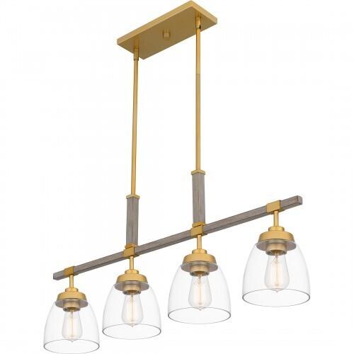 Quoizel BKT436LG Burkett Island 4 lights light gold Island Light