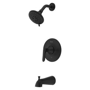 Weller 1-Handle Tub & Shower Trim in Matte Black