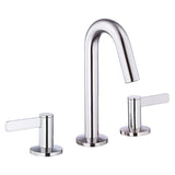 Gerber D303130BS Satin Black Amalfi Two Handle Widespread Lavatory Faucet