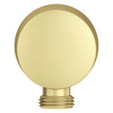 Shower Drop Elbow in Brushed Gold