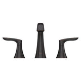 Weller 2-Handle 8 in. Widespread Bathroom Faucet in Tuscan Bronze