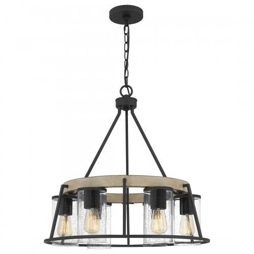 Quoizel BRT3525GK Brockton Outdoor chandelier 6 lights grey ash Chandelier