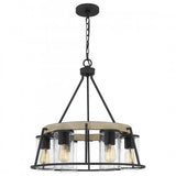 Quoizel BRT3525GK Brockton Outdoor chandelier 6 lights grey ash Chandelier