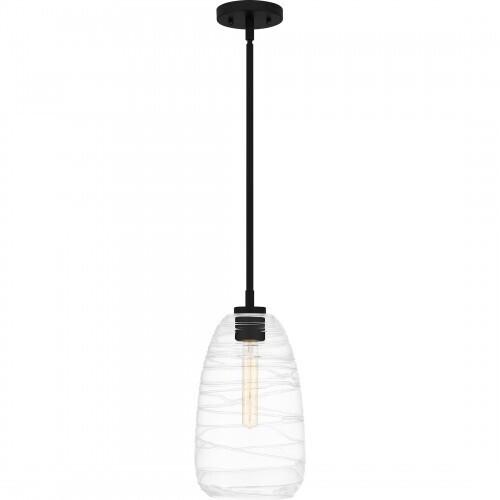 Quoizel QPP6165MBK Quoizel Piccolo Pendant Mini pendant 1 light matte black Mini Pendant
