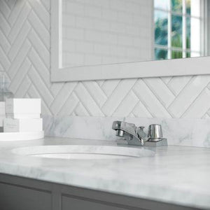 Pfister Polished Chrome Pfirst Series Centerset Bath Faucet LG143-6000