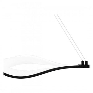 Quoizel PCSTG138MBK Saratoga Linear chandelier led light matte black Island Light