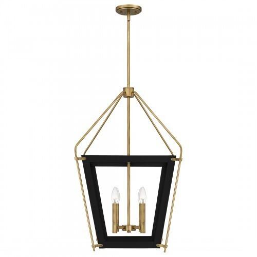 Quoizel QP5348EK Abbeville Pendant 4 lights earth black Pendant