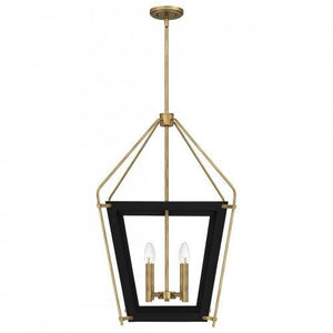 Quoizel QP5348EK Abbeville Pendant 4 lights earth black Pendant