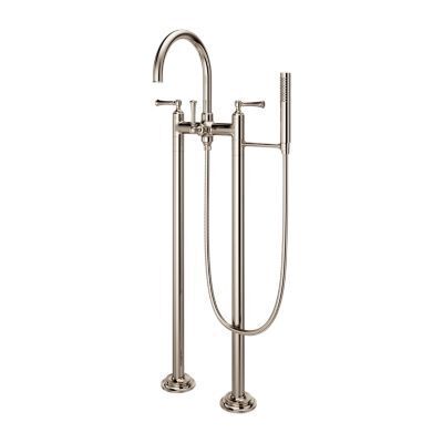 Pfister Polished Nickel Tisbury Free Standing Tub Filler LG6-1TBD