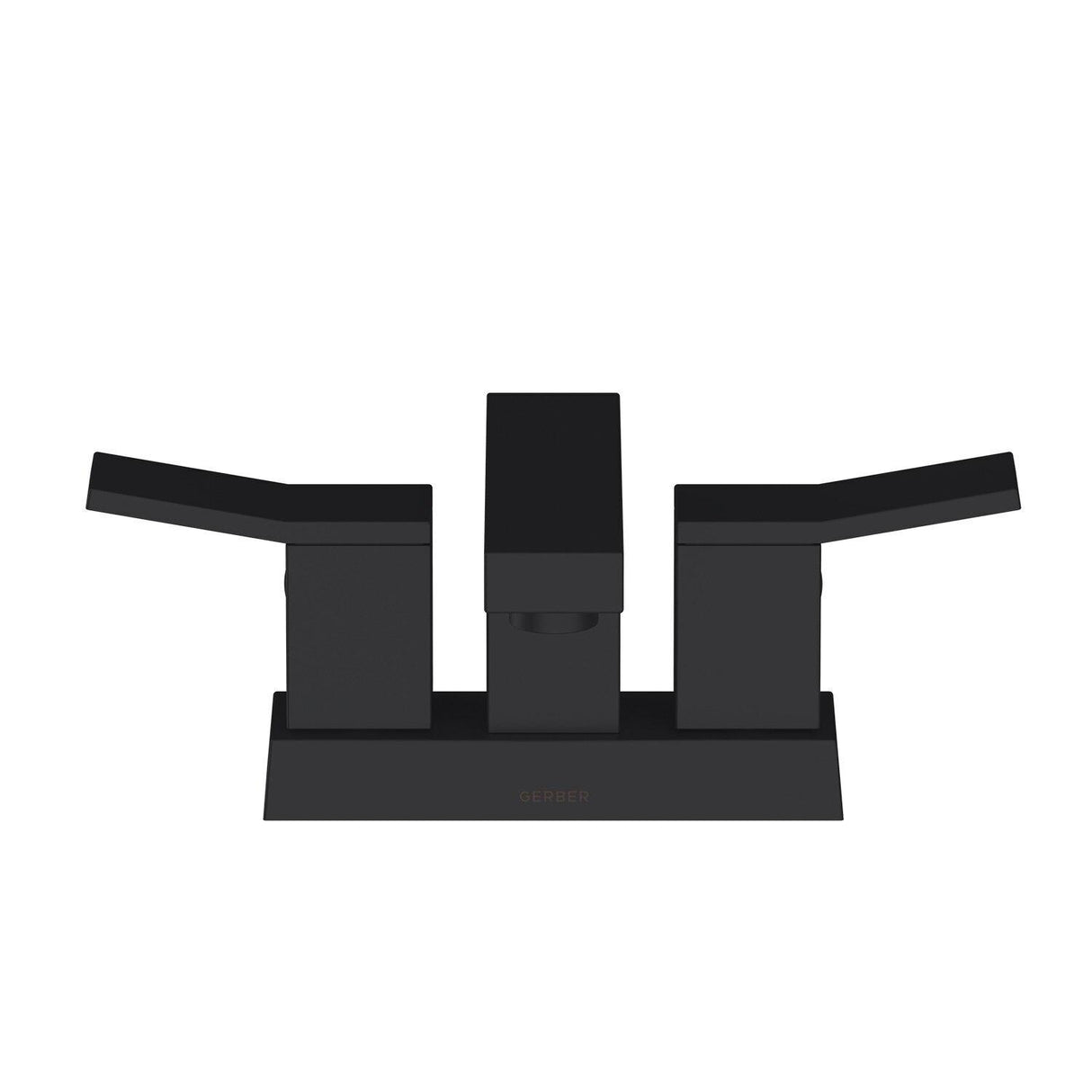 Gerber D307019BS Satin Black Avian Two Handle Centerset Lavatory Faucet
