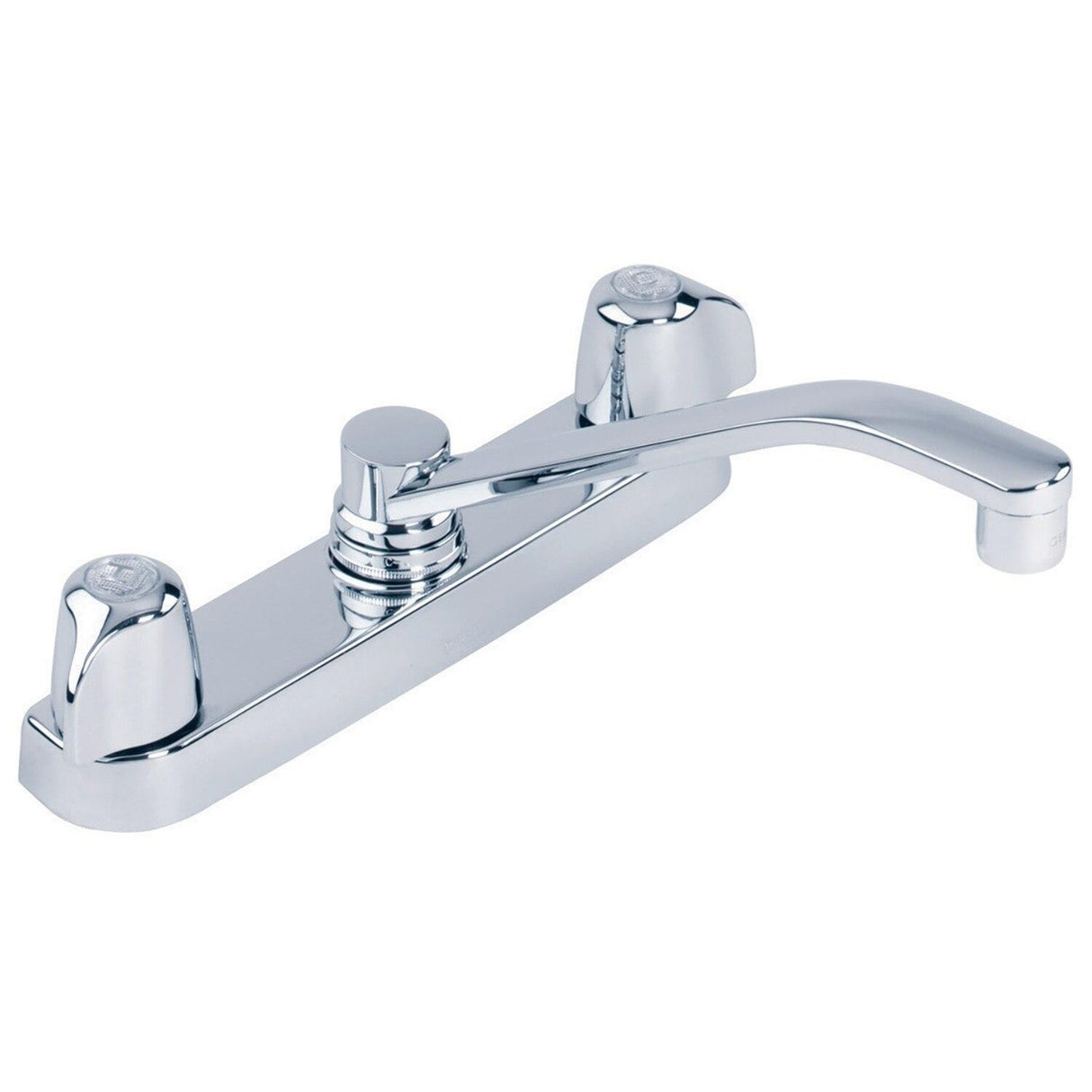 Gerber G0042406 Chrome Classics Two Handle Kitchen Faucet Deck Plate MOUNTED...
