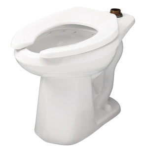 Gerber G0025733 White North Point 1.28 or 1.6 Gpf Elongated Ergoheight Top Spud Bowl
