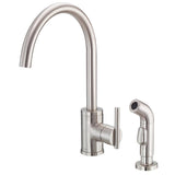 Gerber D401058SS Stainless Steel Parma Single Handle Kitchen Faucet