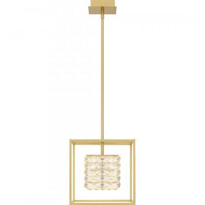 Quoizel PCDZ2812SGD Dazzle Pendant led light soft gold Pendant