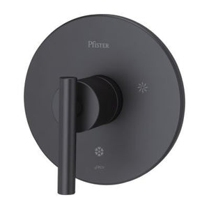 Contempra 1-Handle Tub & Shower Valve Only Trim in Black