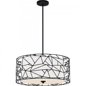 Quoizel QOP5274MBK Newcastle Pendant 4 light matte black Pendant