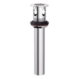 Gerber DA505084BS 1 1/4" Metal Grid Strainer Assembly With Overflow - Satin Black