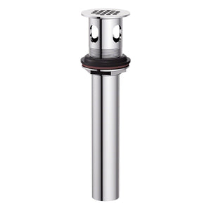 Gerber DA505084BN Brushed Nickel 1 1/4" Metal Grid Strainer Assembly With Overflow