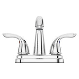 Pfirst Series 2-Handle 4" Centerset Bathroom Faucet in Polished Chrome