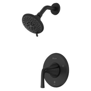 McAllen 1-Handle Shower Only Trim Kit in Matte Black