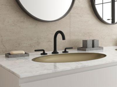 Pfister Matte Black 2-handle 8" Widespread Bathroom Faucet LG49-TNT3B